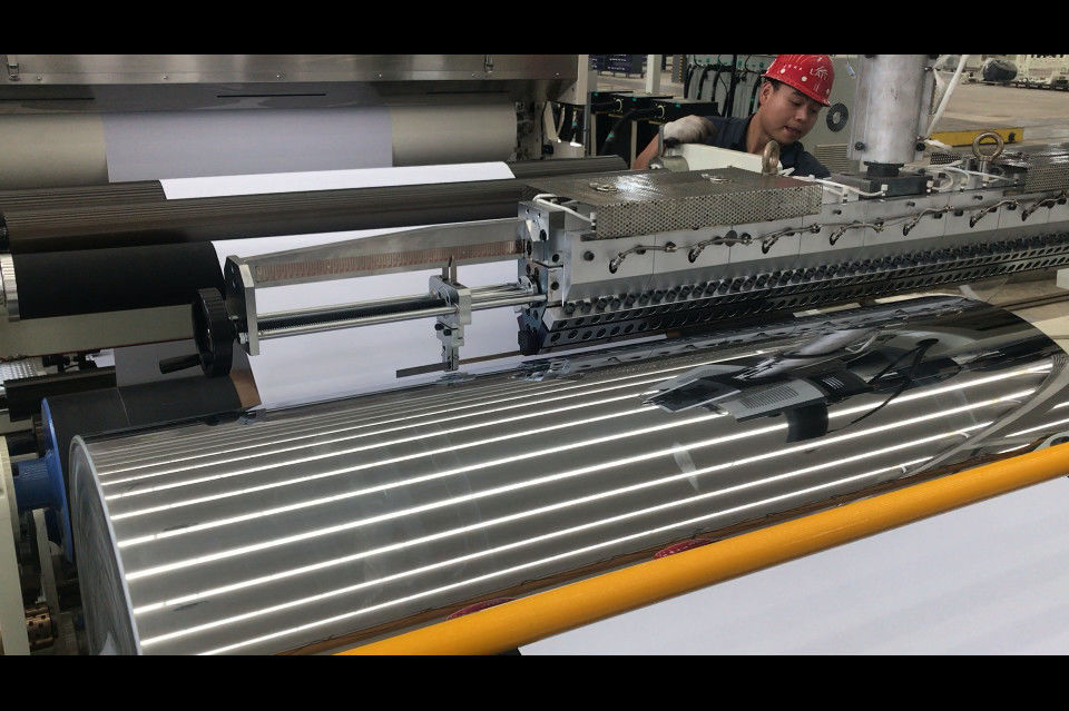ISO9001 Sertifikalı Çift Taraflı Bardak Ekstrüzyon Kağıt Laminasyon Makinesi