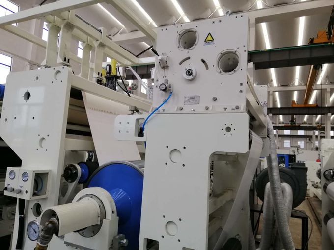 Çift Şaftlı Otomatik Büyük Boy Rulo Plastik Laminasyon Makinesi - Daha Az Kağıt Rulo Standları 0