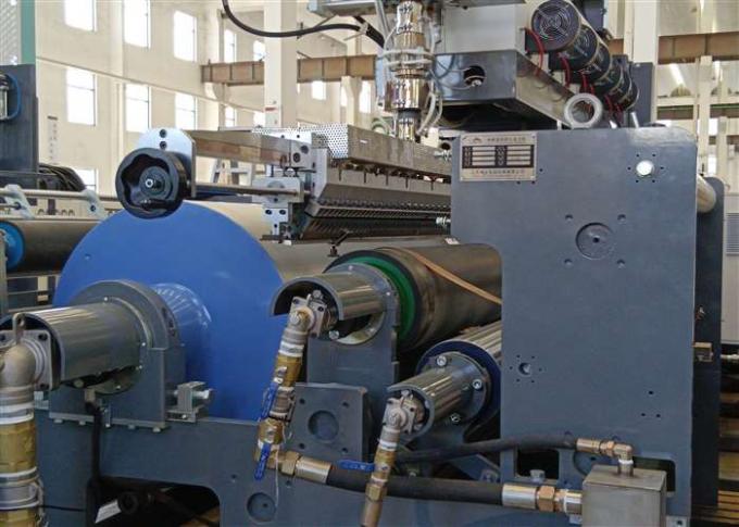 Çift taraflı serbest bırakma kağıt kaplama LDPE Ekstrüzyon Lamine Makinesi 300m/Min 1