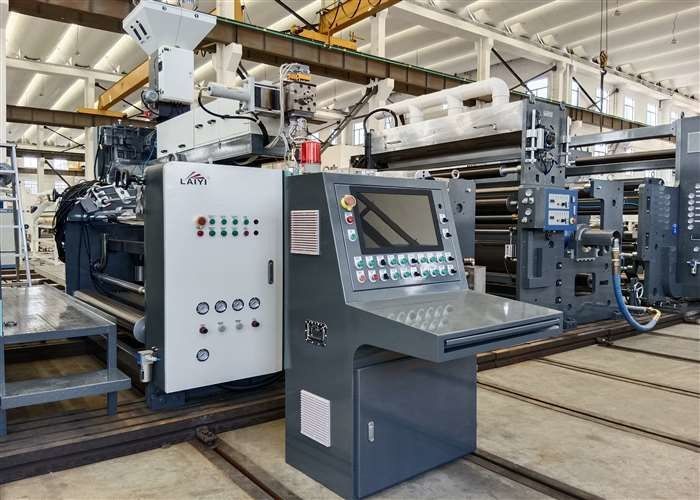 300M/min Üretim Hızı Çift Taraflı Kupa Kağıt Ekstrüzyon Kaplama Laminasyon Makinesi