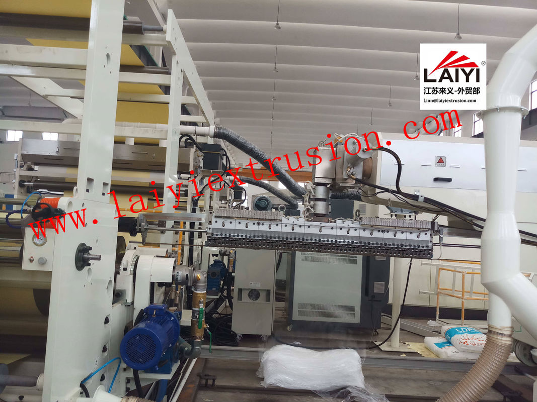 Çift Taraflı Ekstrüzyon Laminasyon Makinesi Otomatik Kaldırma Tipi Ekstruder