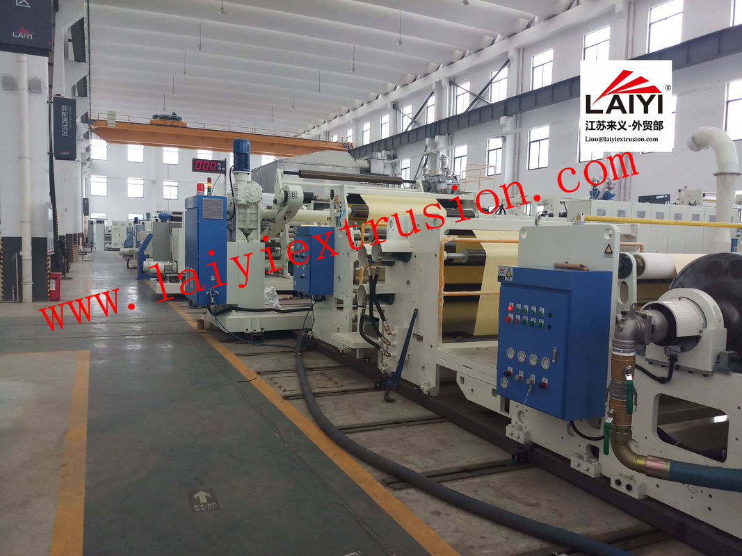 Otomatik Kaldırma Tipi Extruder ile 8-45μM Kalınlığı Kağıt Kaplama Makinası