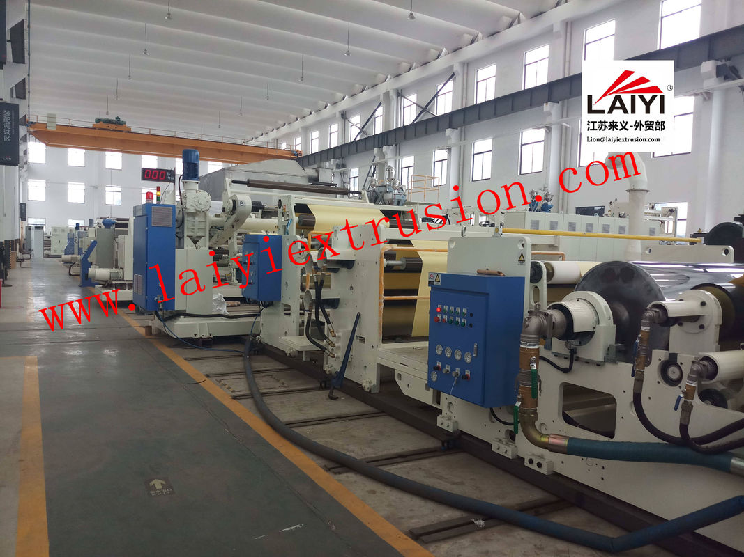 AYPE / LLDPE / PP / EVA / EAA Plastik Ekstrüzyon Laminasyon Makinesi Max 200kg / H Veya 250kg / H