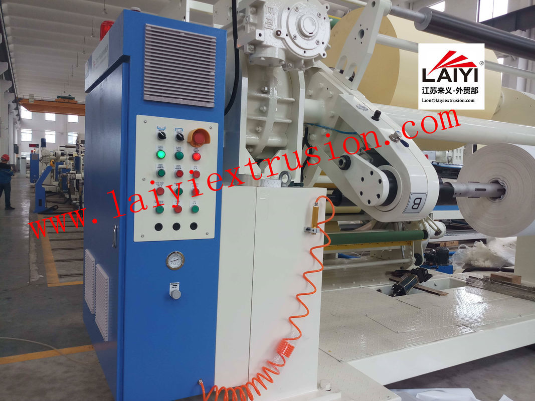 Otomatik Kaldırma Tipi Extruder ile Çevre Dostu Kağıt Kaplama Makinesi