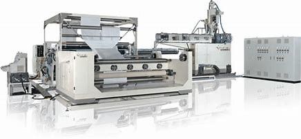 450kg / H Plastik Filmler Aşındırıcı Polimerler İçin Ekstrüzyon Kaplama Makinesi