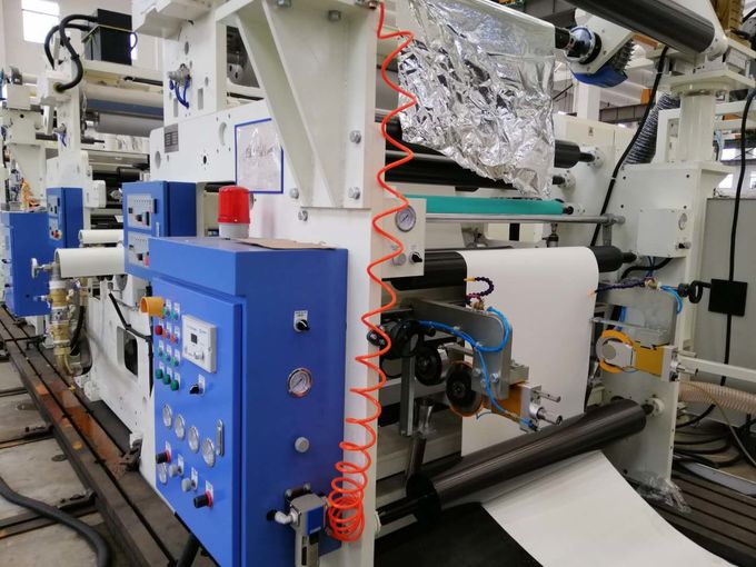 Siemens Motor Tek Taraflı 1400mm PET Film Laminasyon Makinesi 0